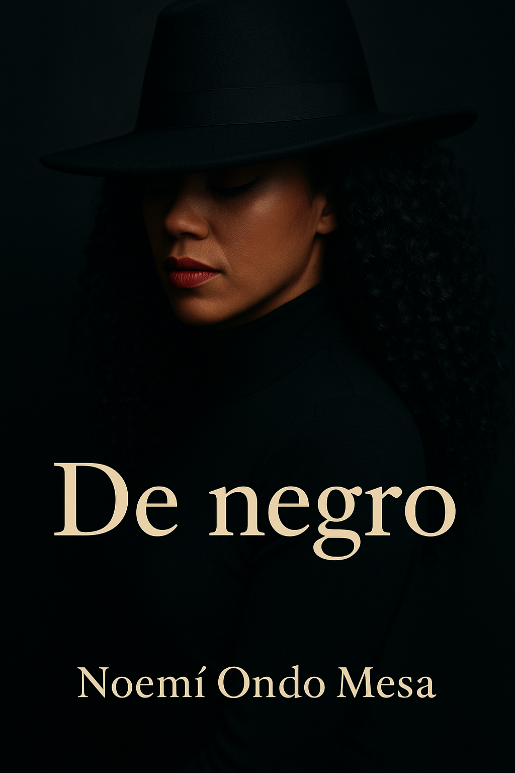 Portada del libro De negro, de Noemí Ondo Mesa
