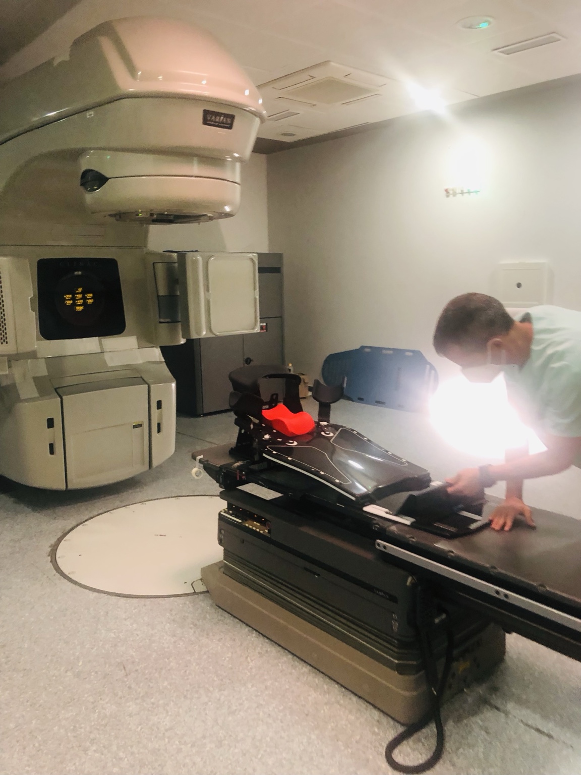 Sala donde Noemí recibió radioterapia